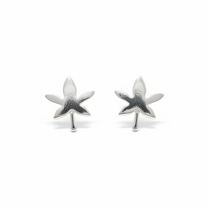 92.5 Silver Leaf Earrings for Women | Stylish Nature-Inspired Design | Elegant Daily Wear Jewellery