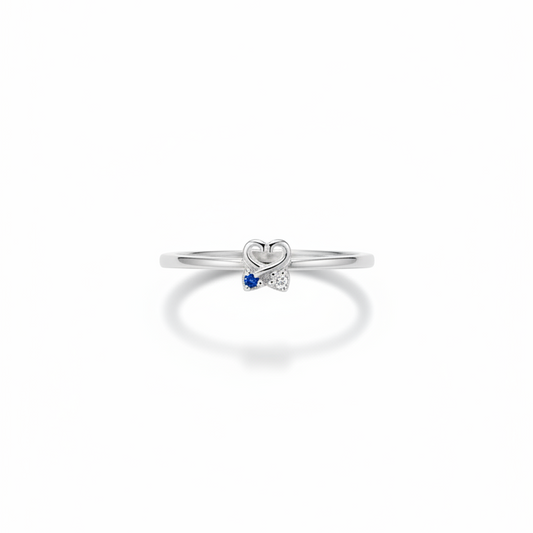 92.5 Silver Mini Heart Ring for Women Size 15 | Stylish Cute Love Design | Elegant Jewellery