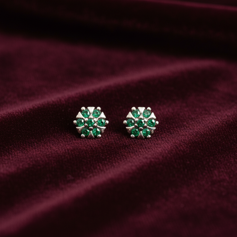 92.5 Silver second studs earrings 
