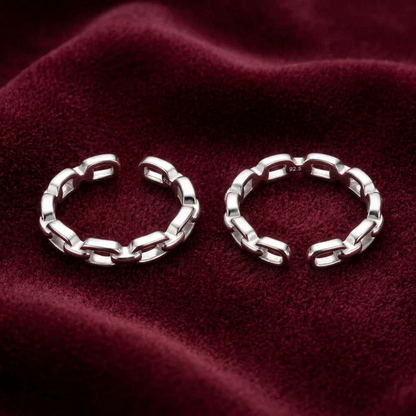 92.5 silver toe rings 