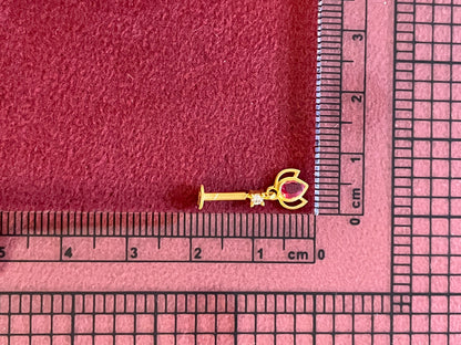 92.5 Silver Gold Plated Pink Lotus Bugadi Pair | Traditional Elegant Design | Jewellery
