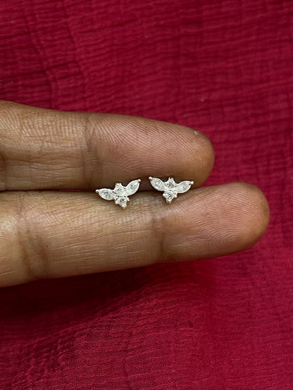 925 Silver bat studs