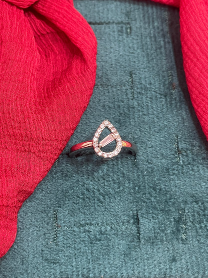 92.5 Silver Ring for Women Size 14 | Stylish Refined Finish | Elegant Fashion Jewellery