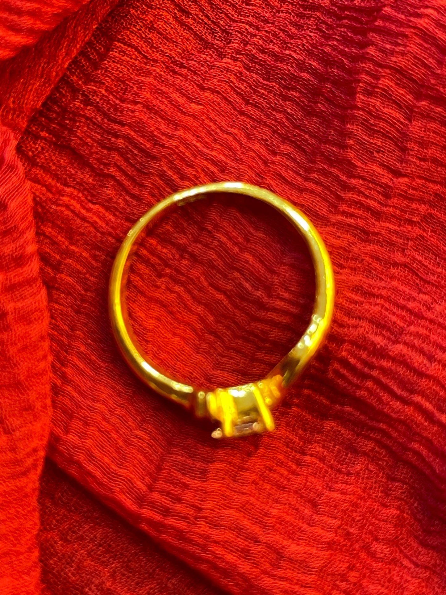 Gold Plated Silver Ring
