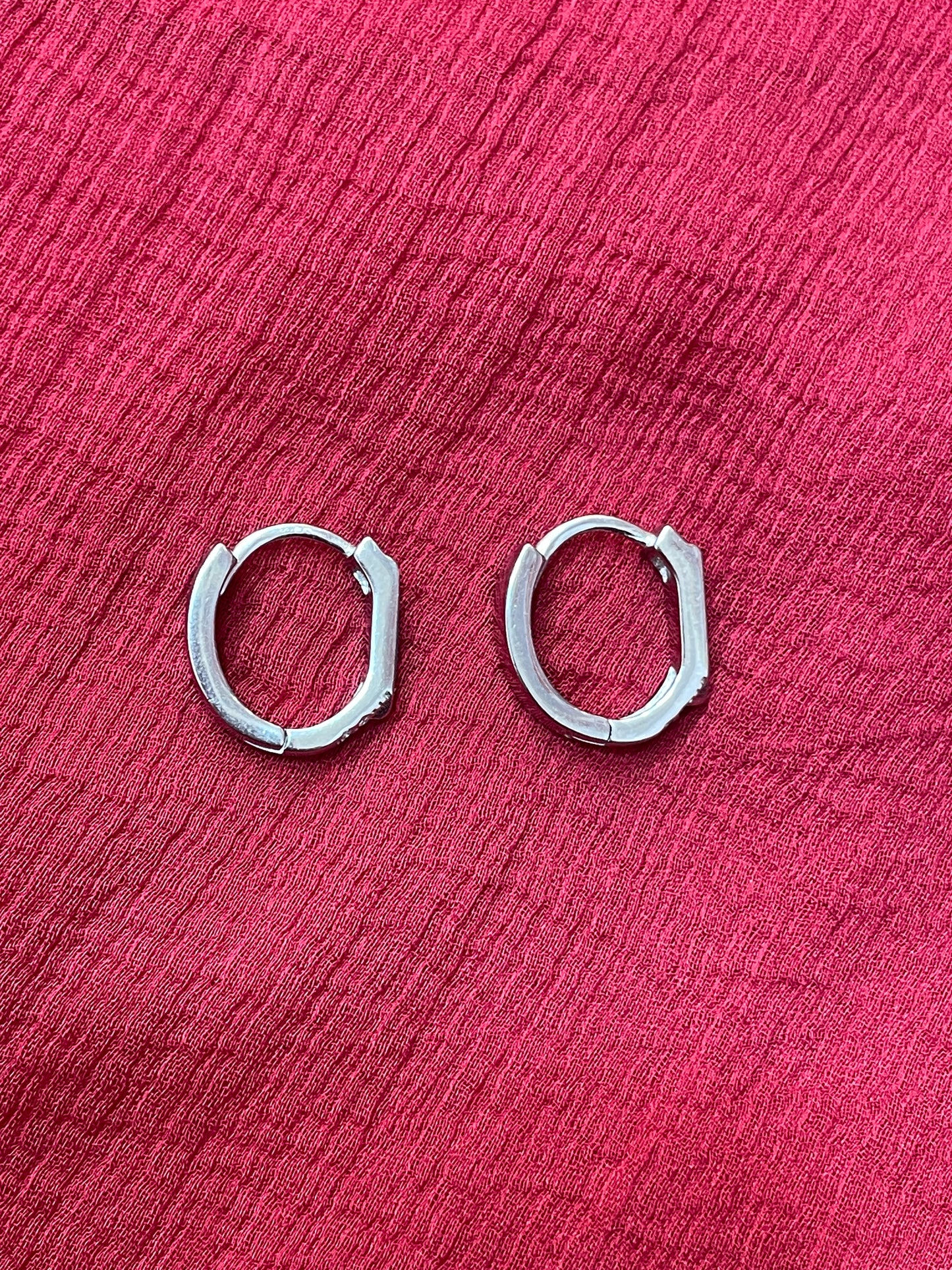92.5 Silver Minimal Hoop Bali Earrings for Women | Classic Elegant Design | Lightweight Jewellery