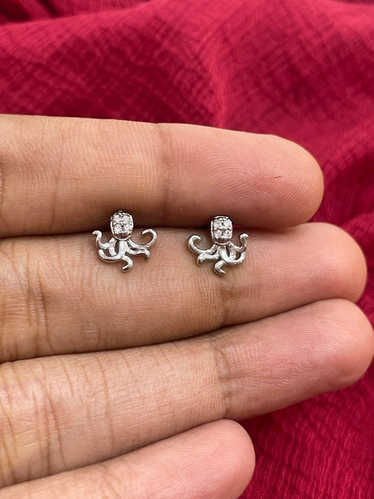 92.5 Silver Simple Elegant Earrings for Women | Stylish Minimal Design | Everyday Wear Jewellery