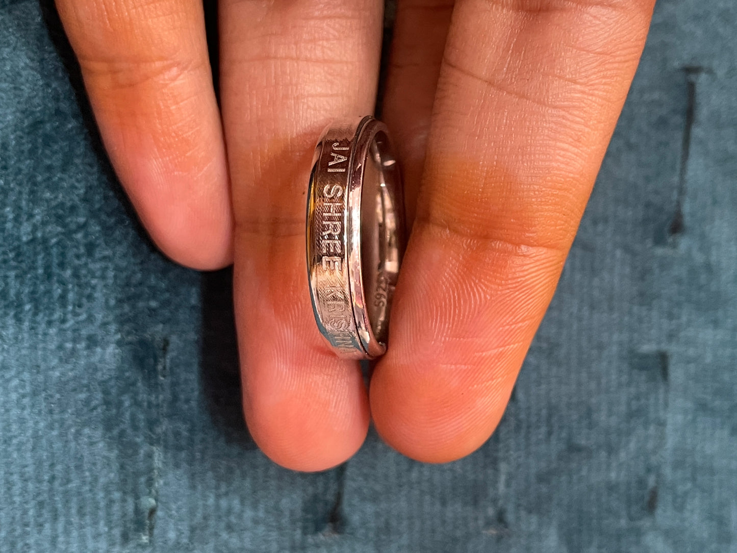 92.5 Silver Men’s Ring Size 23 | Stylish Bold Design | Elegant Fashion Jewellery