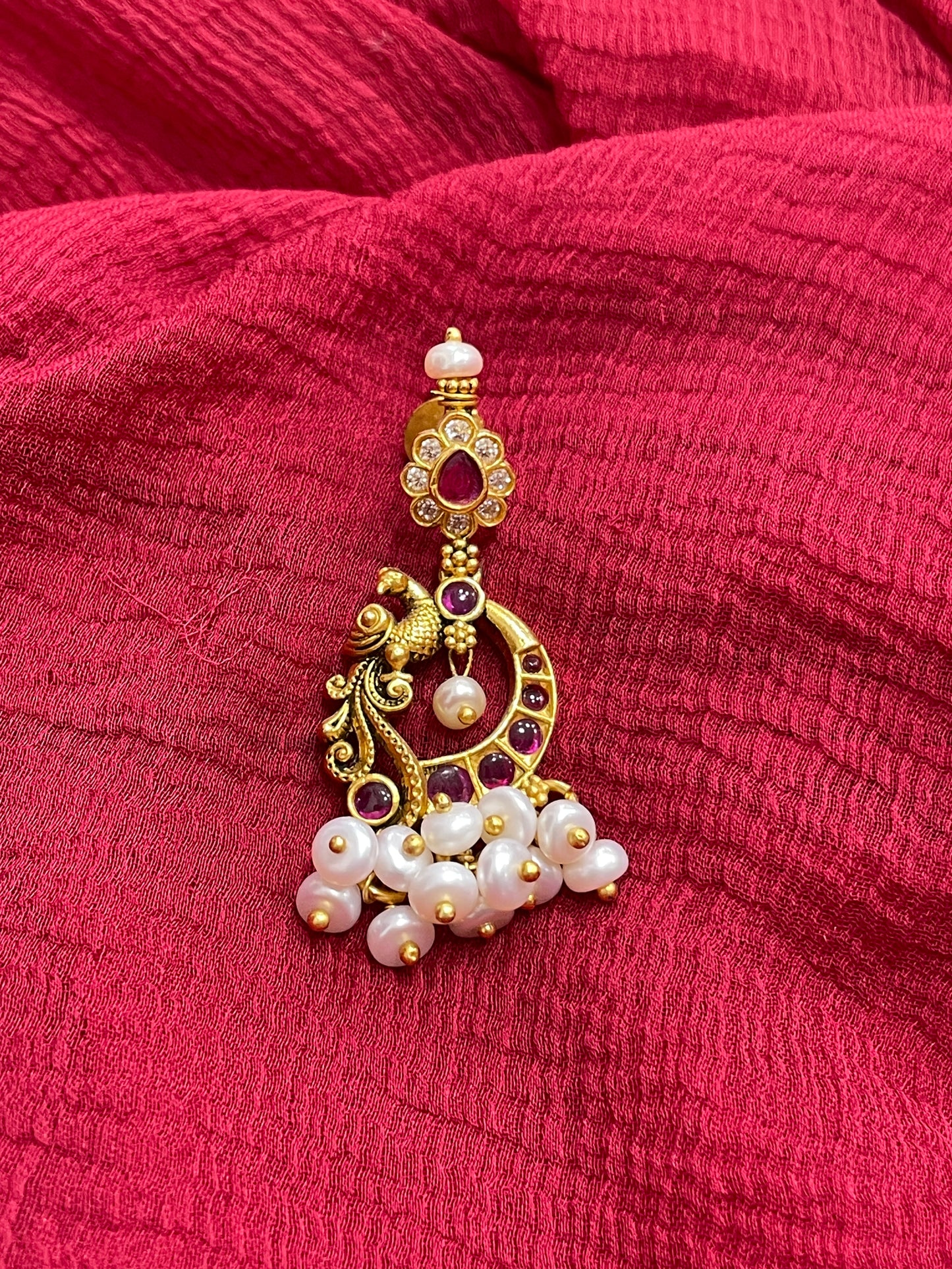 92.5 Silver Gold Plated Peacock Earrings for Women | Traditional Elegant Design | Festive Jewellery