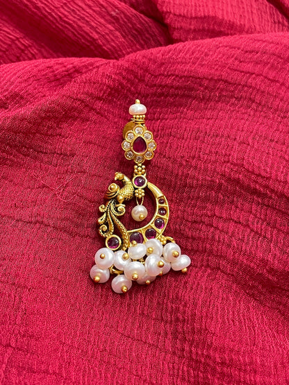 92.5 Silver Gold Plated Peacock Earrings for Women | Traditional Elegant Design | Festive Jewellery