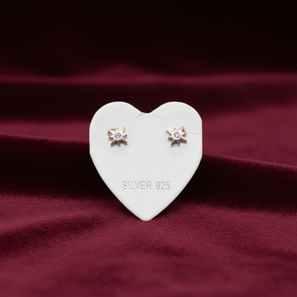92.5 silver second studs earrings 