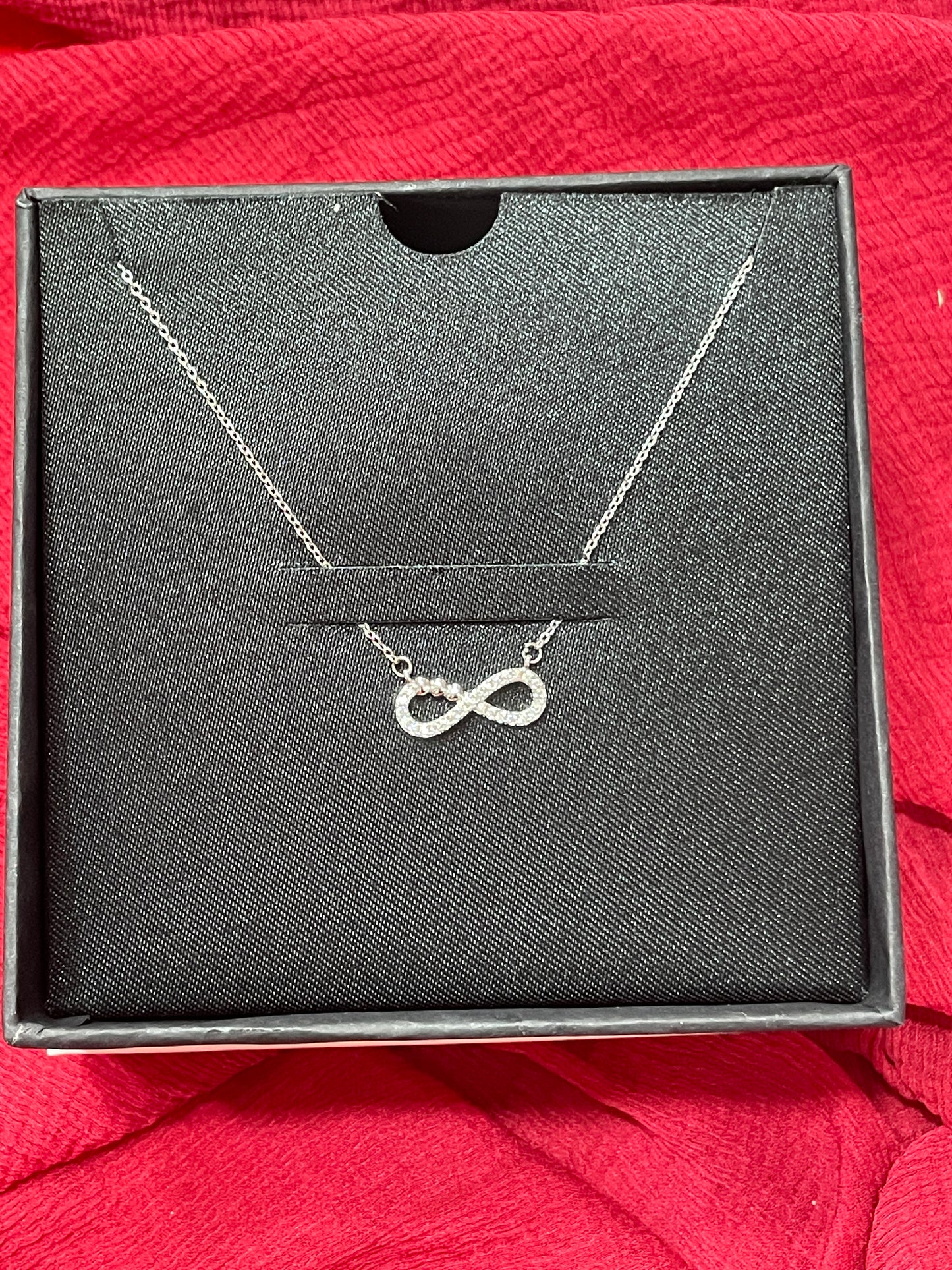 92.5 Silver Italian Infinity Chain 18.5 Inches | Classy Premium Smooth Design | Jewellery