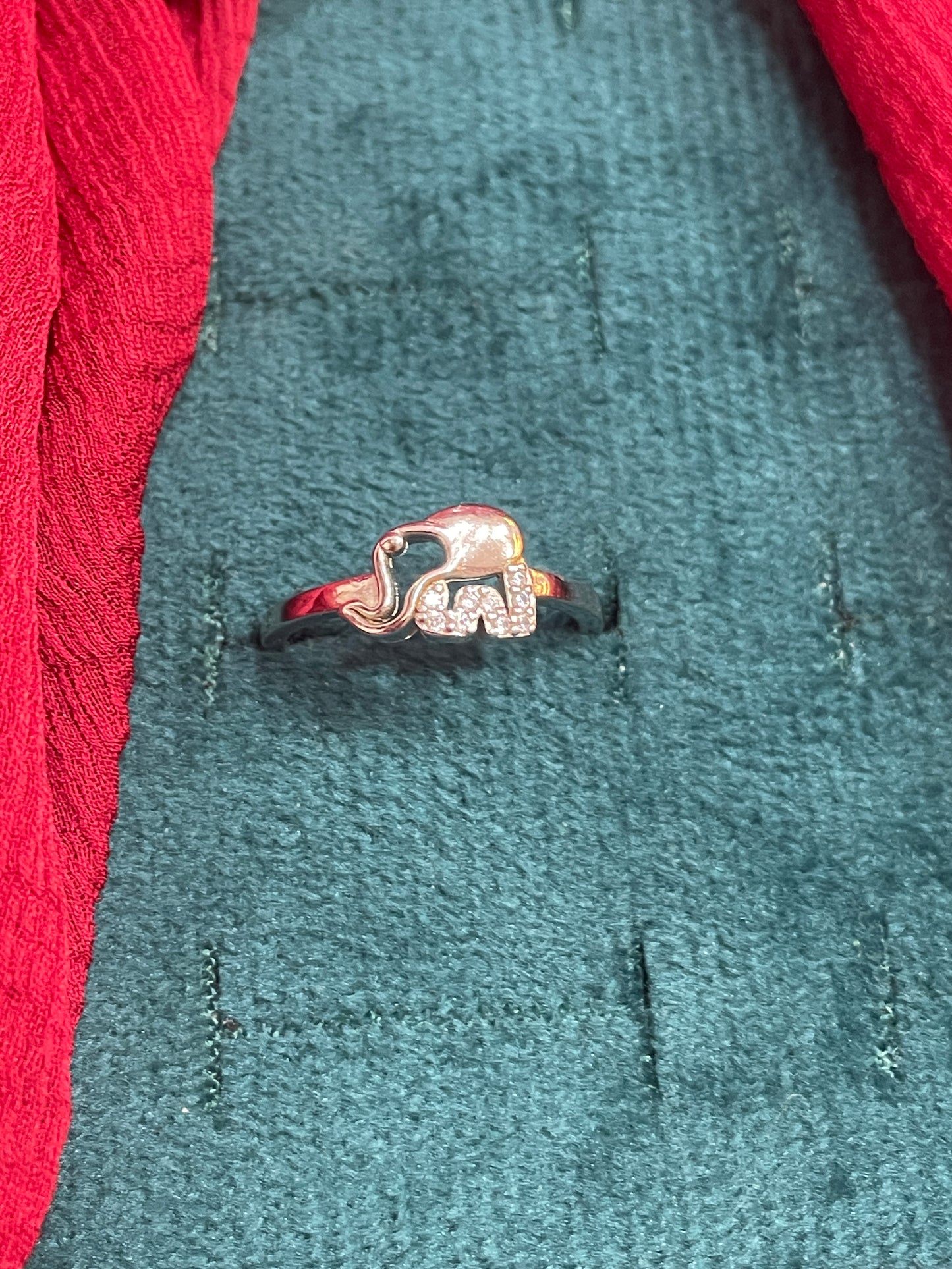 92.5 Silver Elephant Ring for Women Size 14 | Stylish Heritage Motif | Elegant Fashion Jewellery
