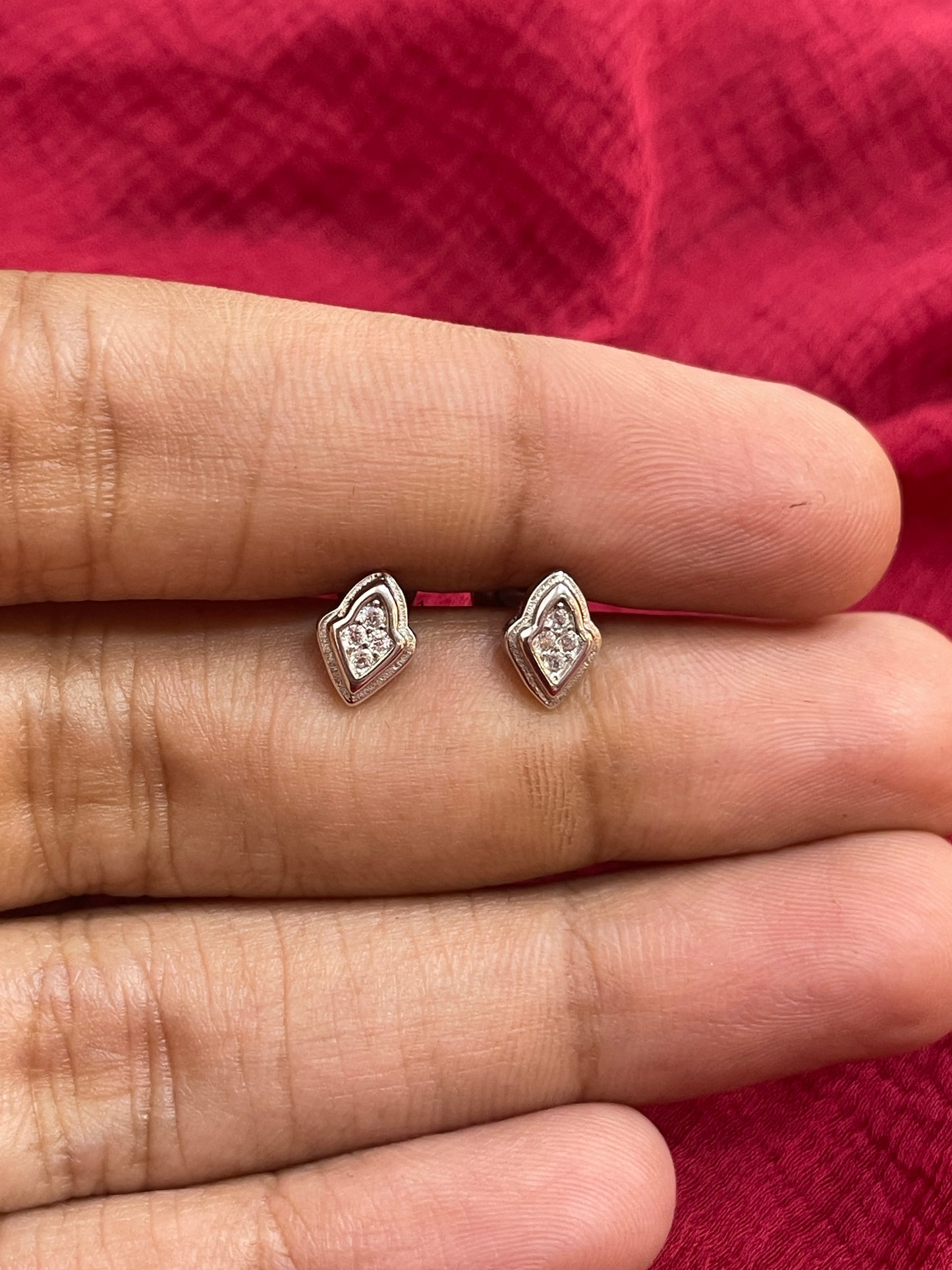 92.5 Silver Simple Earrings for Women | Stylish Minimal Design | Elegant Everyday Jewellery