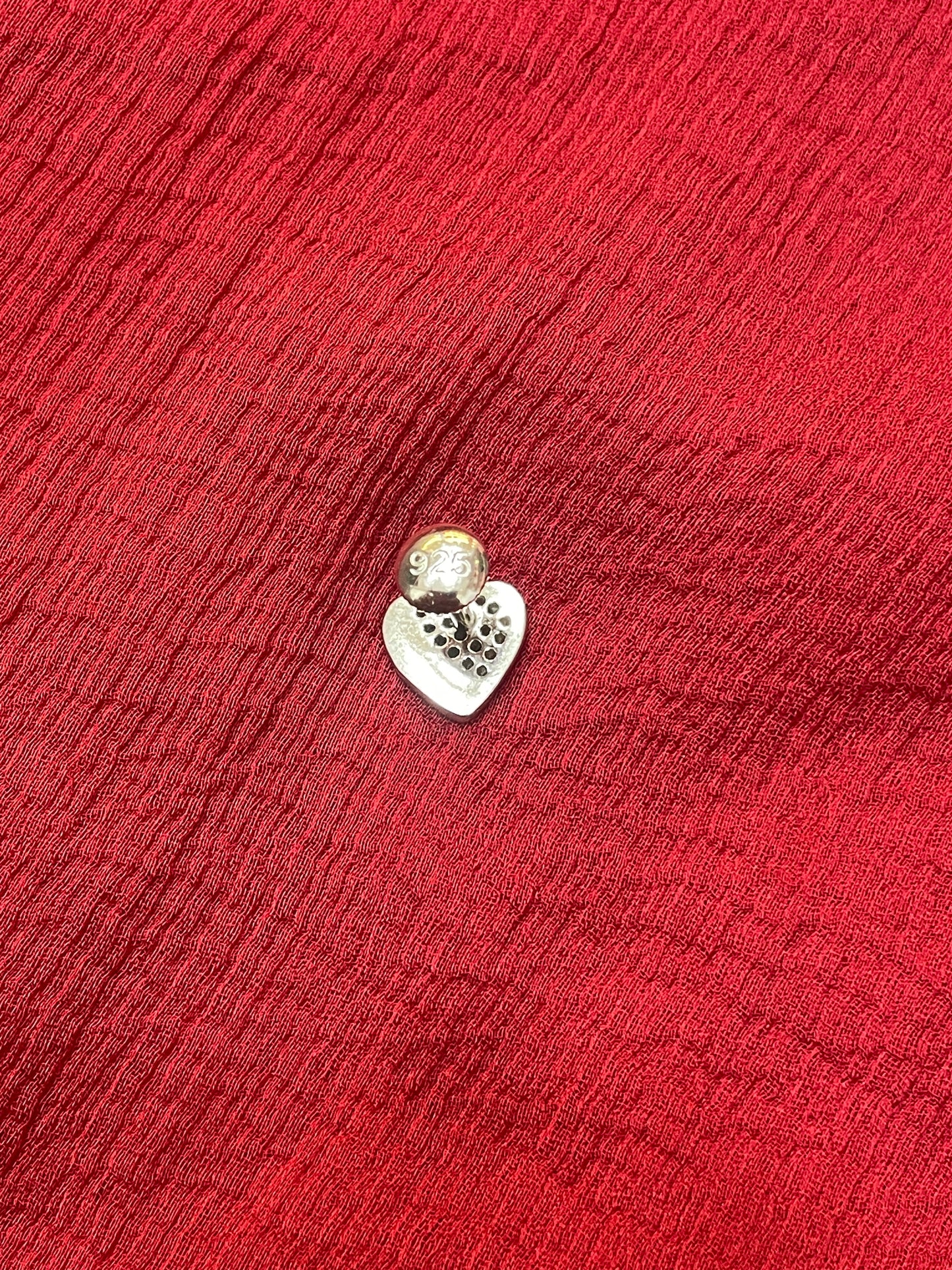 92.5 Silver Heart Earrings for Women | Elegant Love Design | Stylish Jewellery