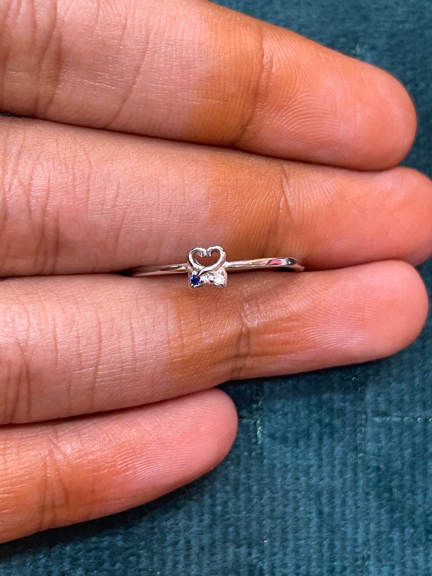 92.5 Silver Mini Heart Ring for Women Size 15 | Stylish Cute Love Design | Elegant Jewellery