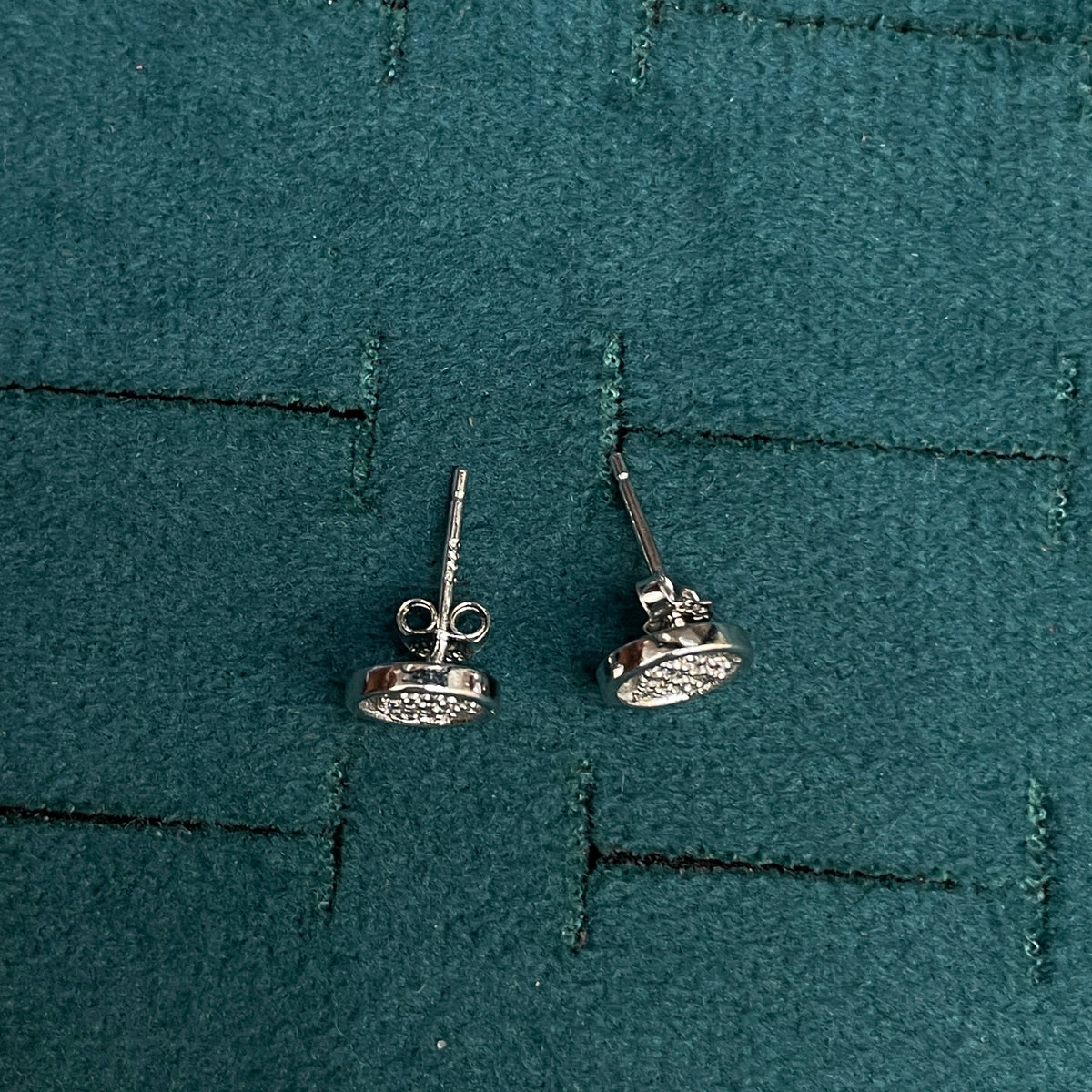 92.5 Silver Heart Shape Studs | Stylish Elegant Design | Jewellery pair