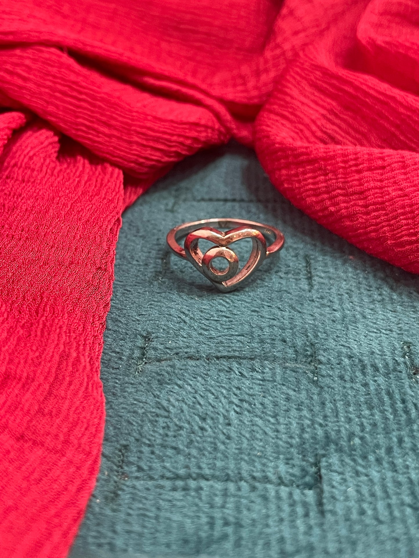 92.5 Silver Heart Ring for Women Size 12 | Stylish Romantic Design | Elegant Gift Jewellery