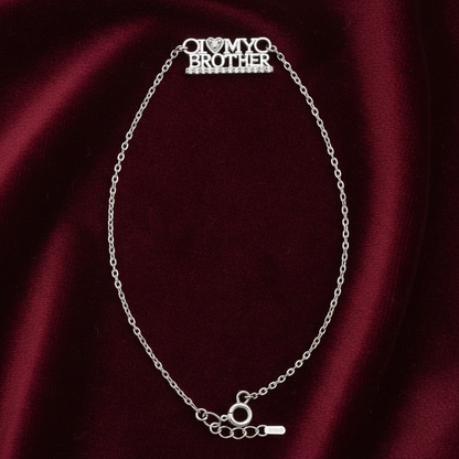 925 Sterling Silver Brother Rakhi | Handcrafted Silver Rakhi for Raksha Bandhan
