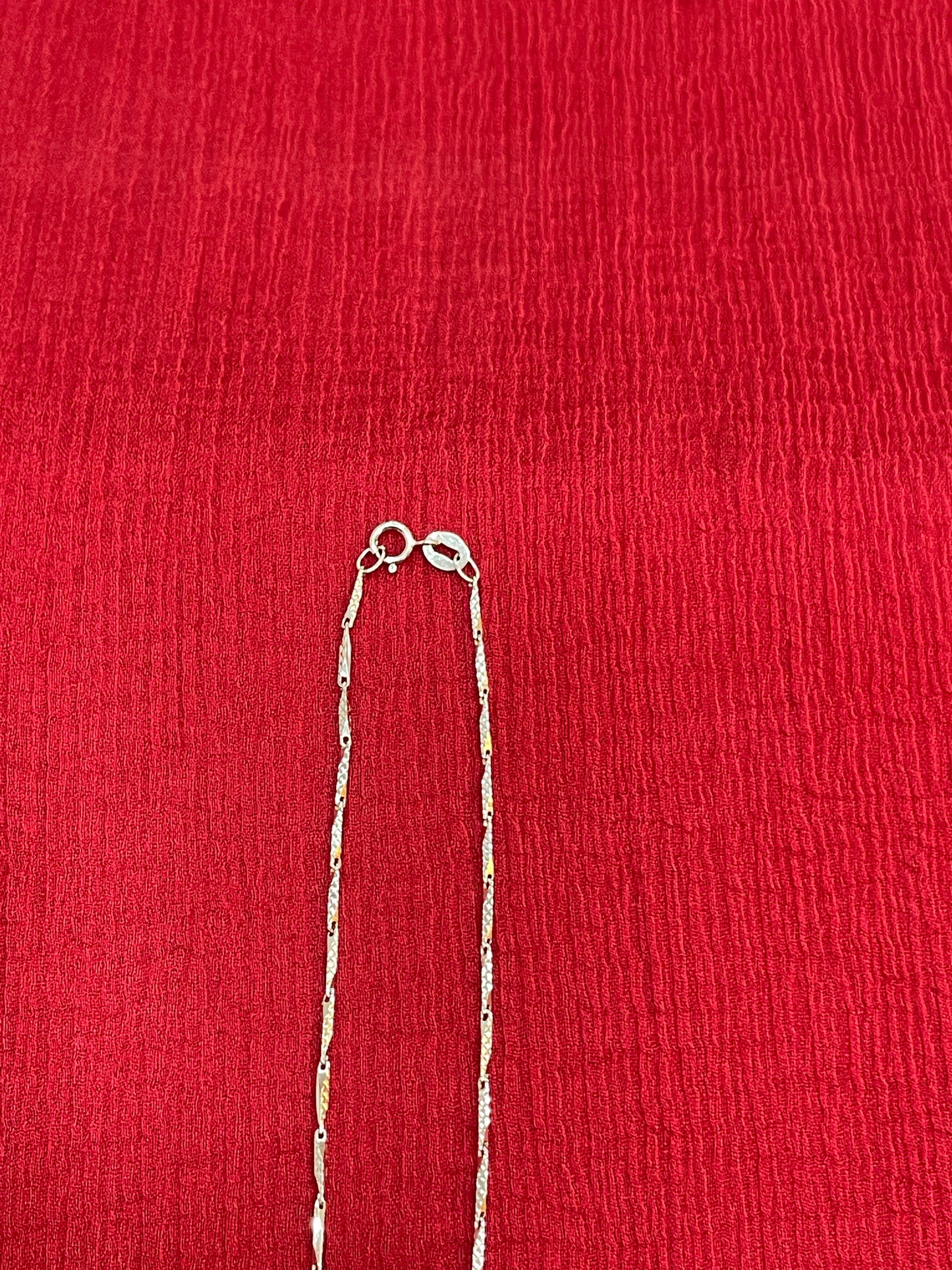 925 Silver Unique Italian Chain - 18 inches