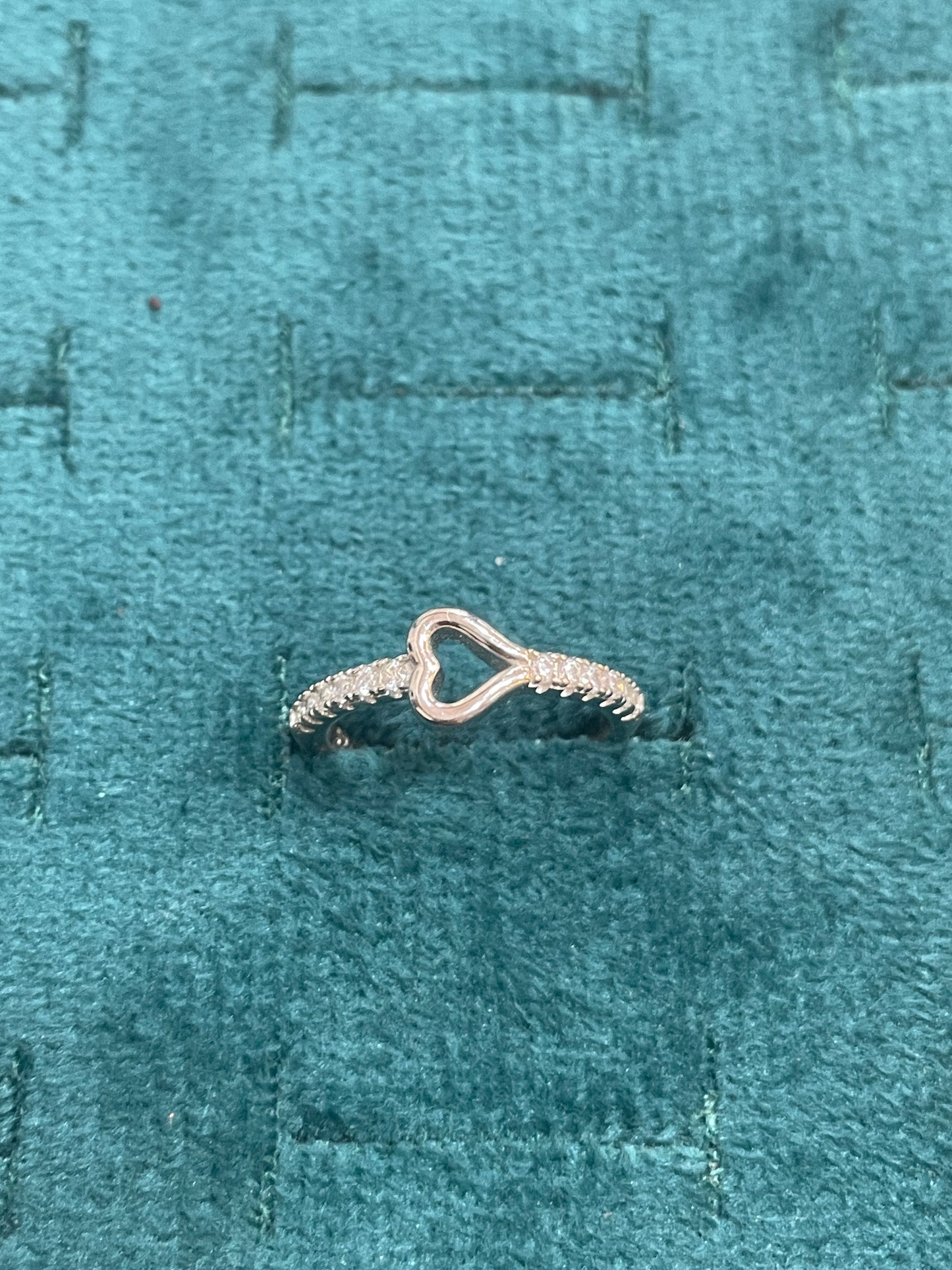 92.5 Silver Heart Ring for Women Size 8 | Stylish Love Motif | Elegant Gift Jewellery