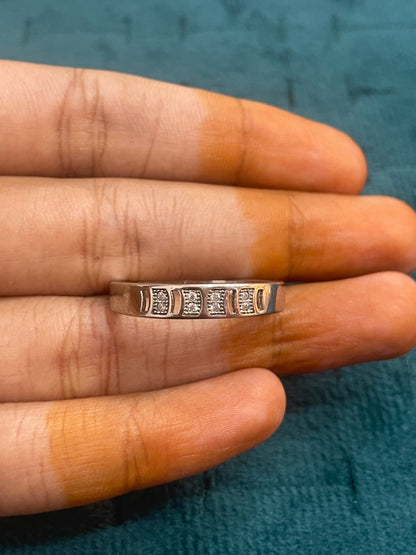 92.5 Silver Men’s Ring Size 24 | Stylish Premium Finish | Elegant Jewellery