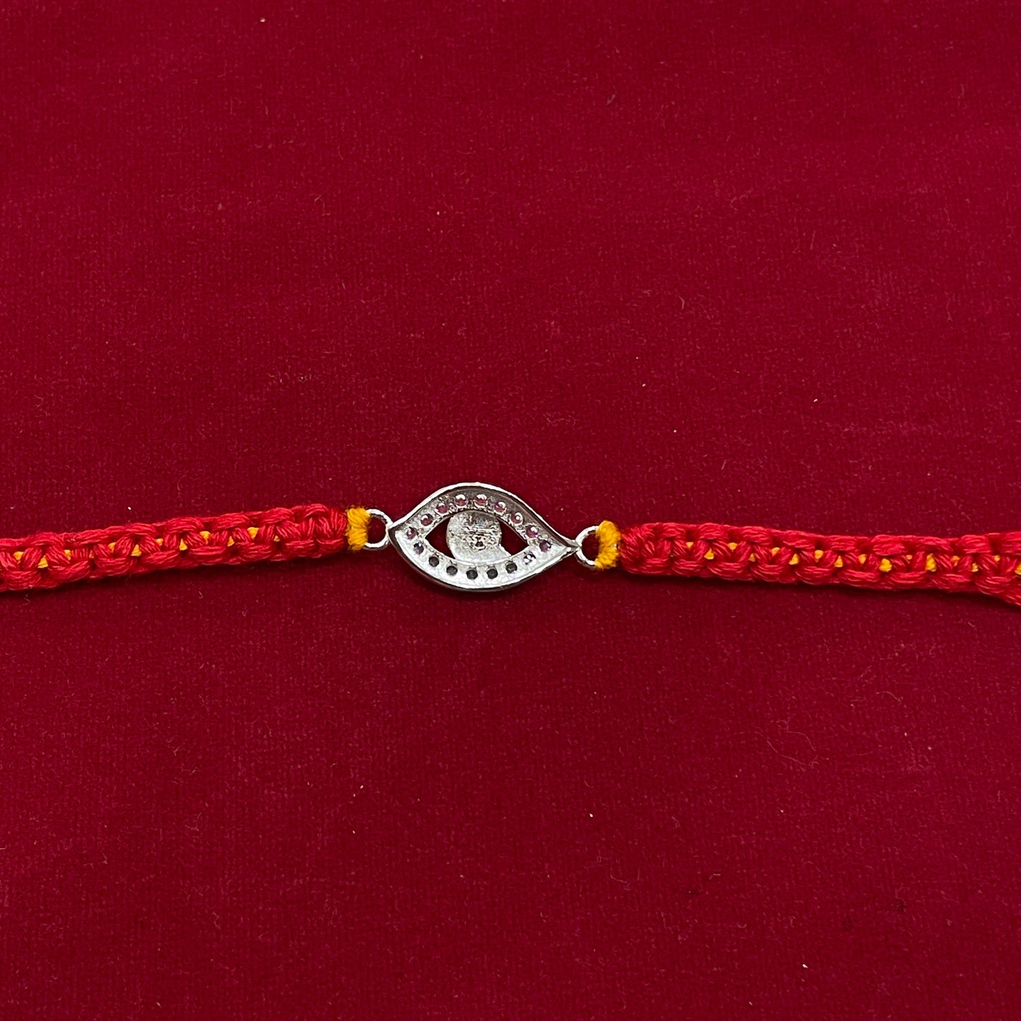 925 Sterling Silver Evil Eye Thread Rakhi| Festive & Gifting