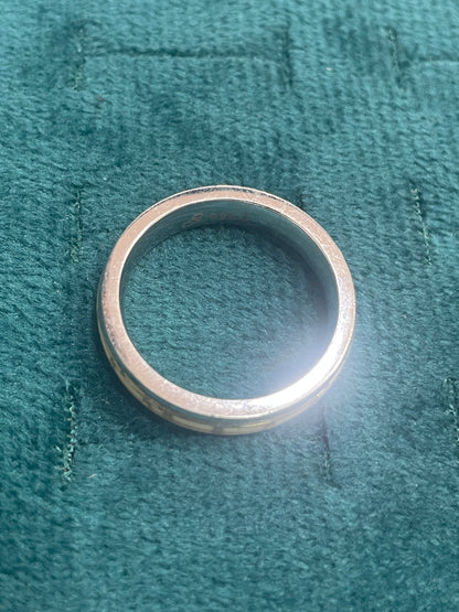 92.5 Silver Radium Men’s Ring Size 21 | Stylish Glow Design | Elegant Jewellery