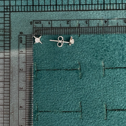 92.5 Silver Minimal Plain Studs | Simple Elegant Design | Jewellery pair