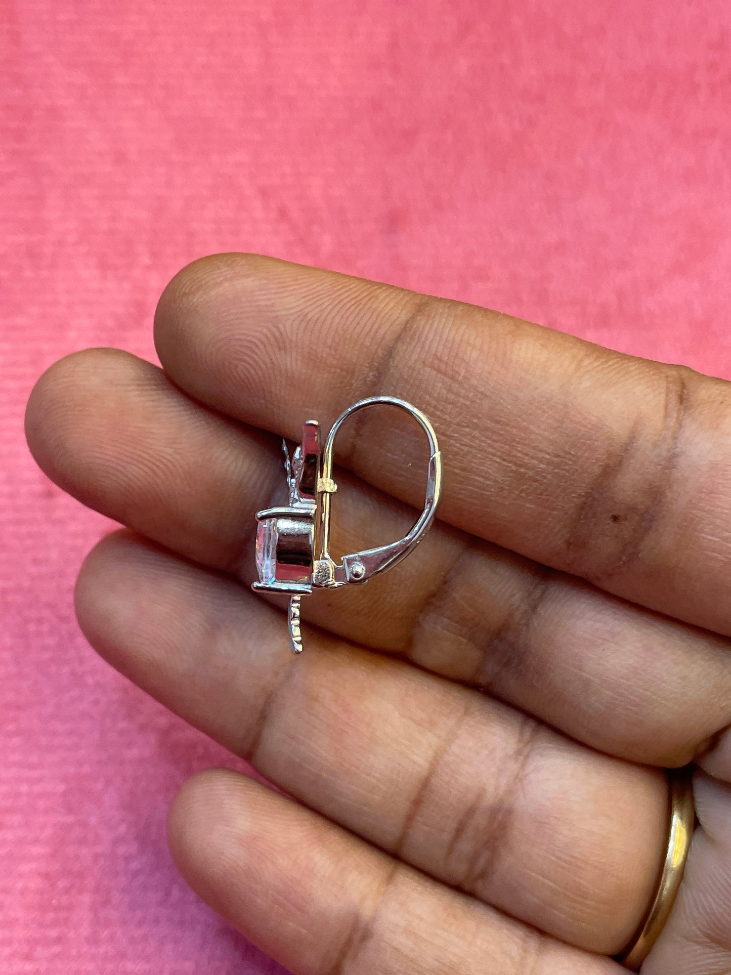 92.5 Silver Humming Hearts Earrings | Stylish Romantic Design | Jewellery