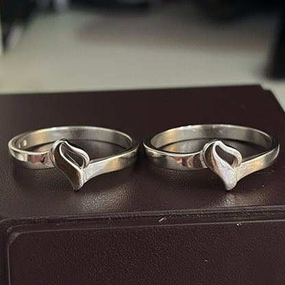 92.5 silver stylish classy toe rings