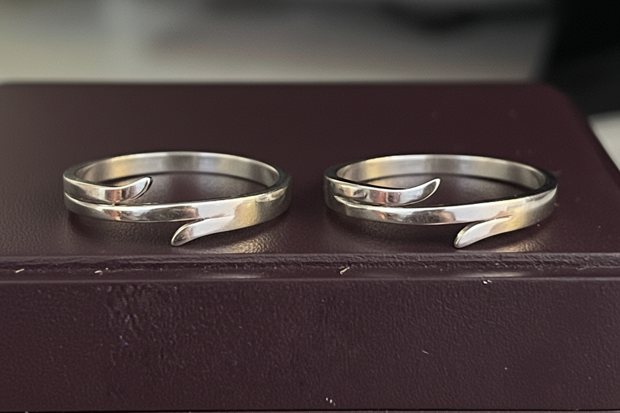 92.5 silver stylish classy toe rings