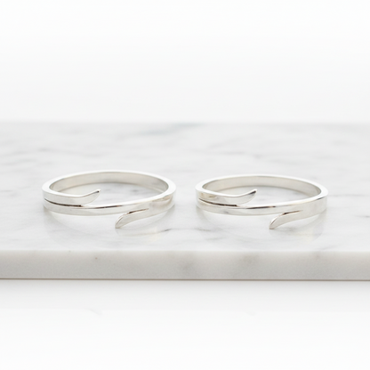 92.5 silver stylish classy toe rings