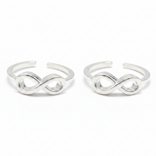 92.5 Silver Inifinity Toerings