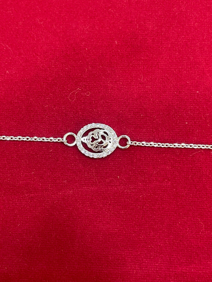 925 Sterling Silver Ganesh Rakhi | Handcrafted Silver Rakhi for Raksha Bandhan