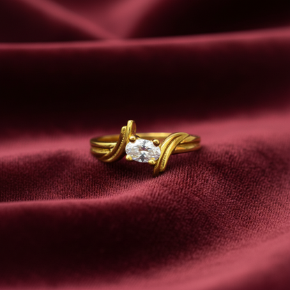 Gold Plated Silver Ring
