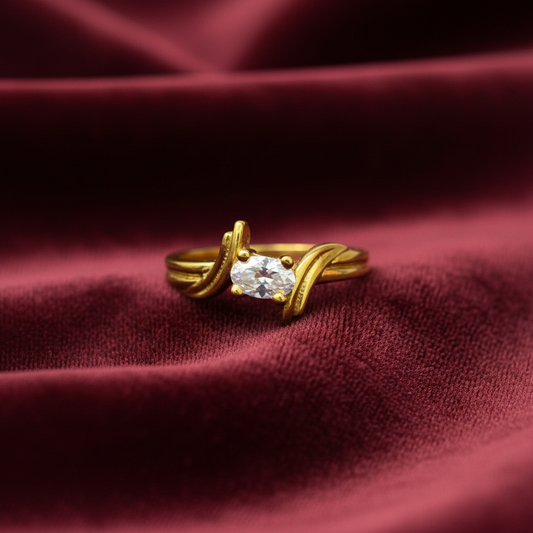 Gold Plated Silver Ring