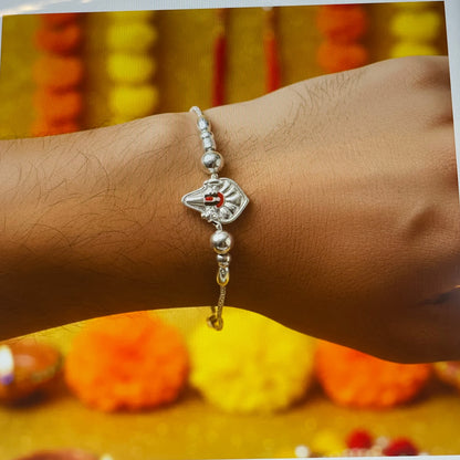 925 Silver Balaji Rakhi