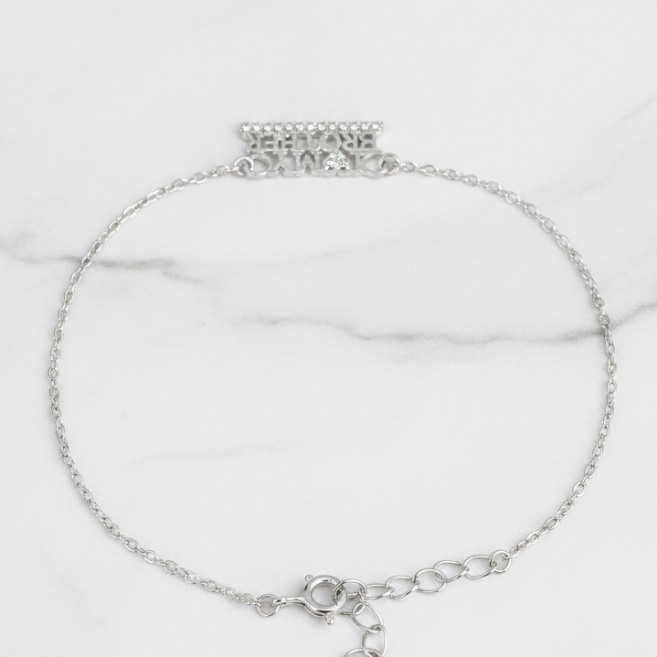 925 Sterling Silver Brother Rakhi | Handcrafted Silver Rakhi for Raksha Bandhan