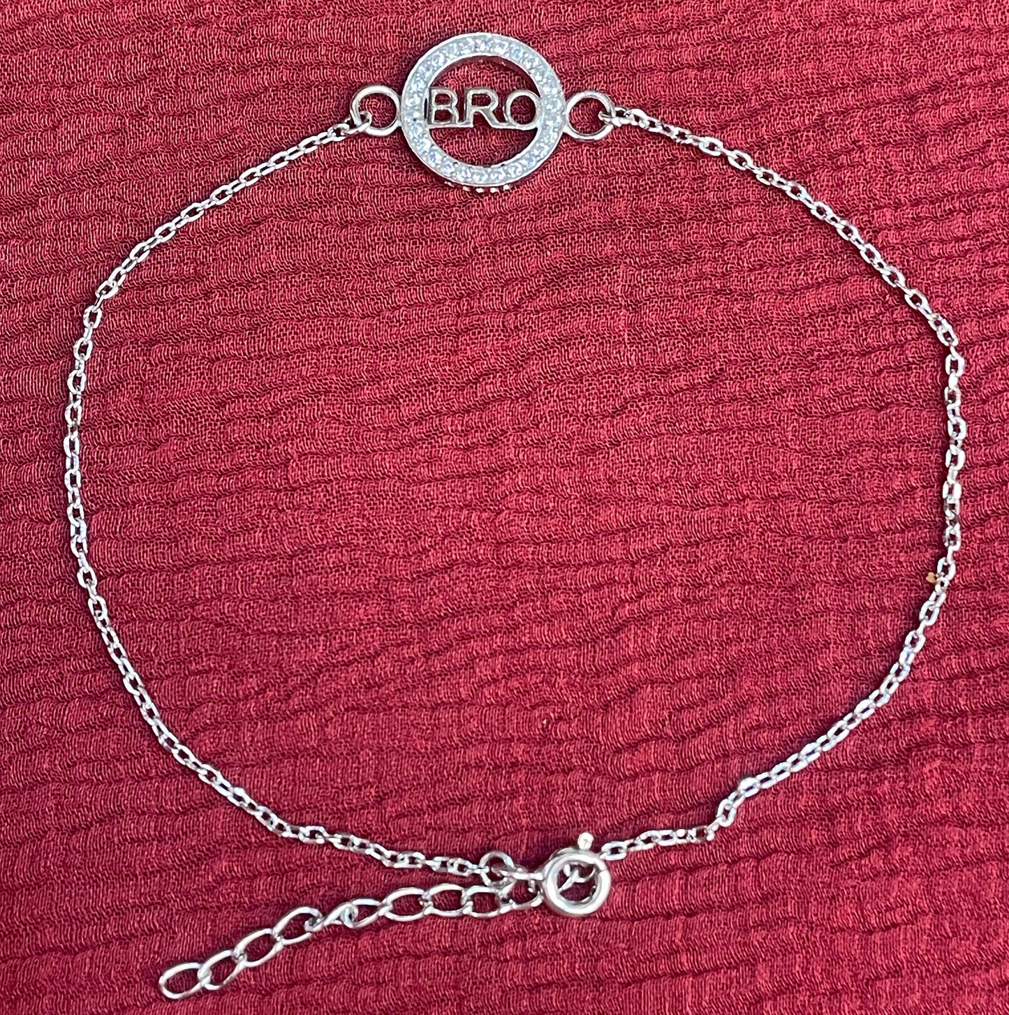 925 Sterling Silver BRO Rakhi | Handcrafted Silver Rakhi for Raksha Bandhan