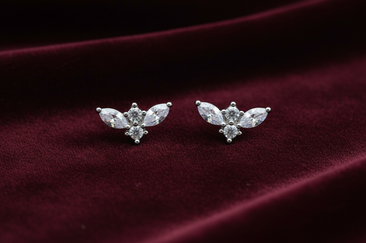 925 Silver bat studs