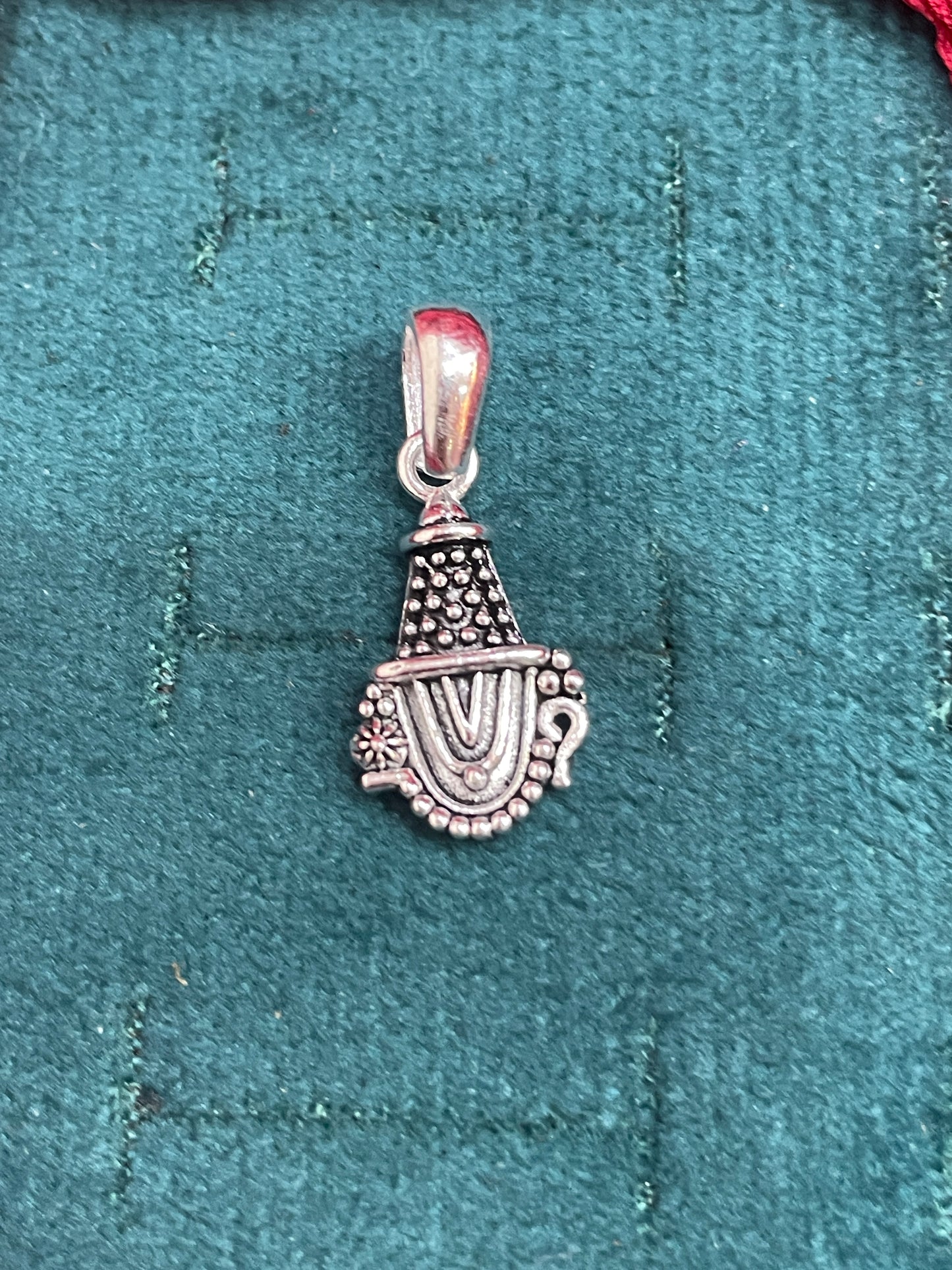 92.5 Oxidised Silver Balaji Pendant