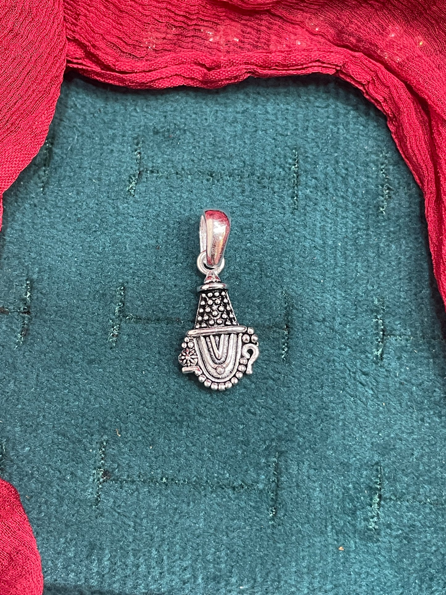 92.5 Oxidised Silver Balaji Pendant