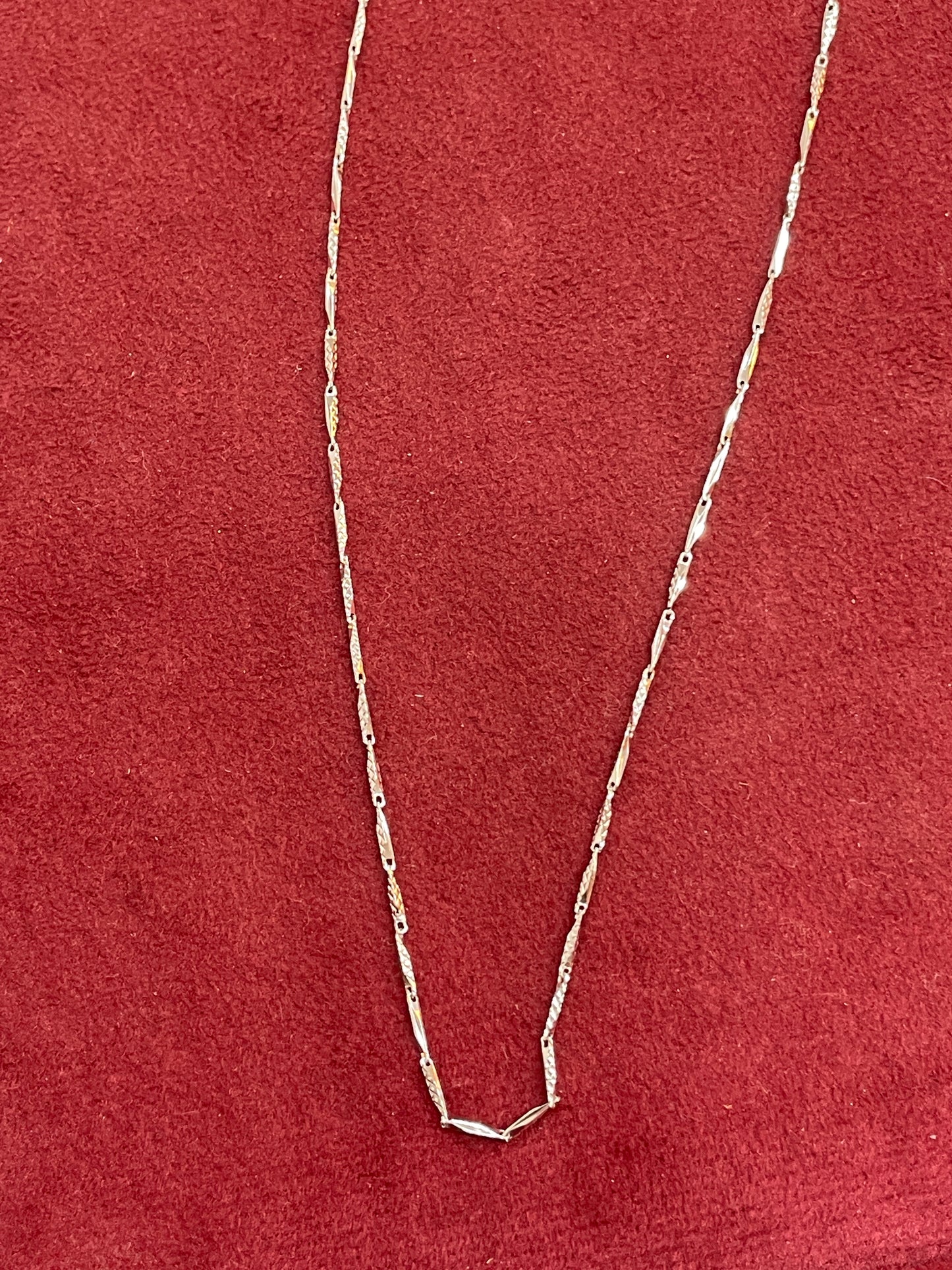 925 Silver Unique Italian Chain - 18 inches