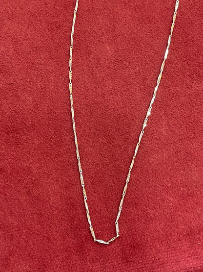 925 Silver Unique Italian Chain - 18 inches