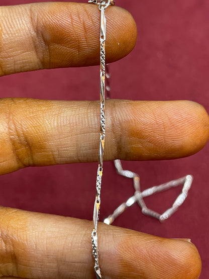 925 Silver Unique Italian Chain - 18 inches