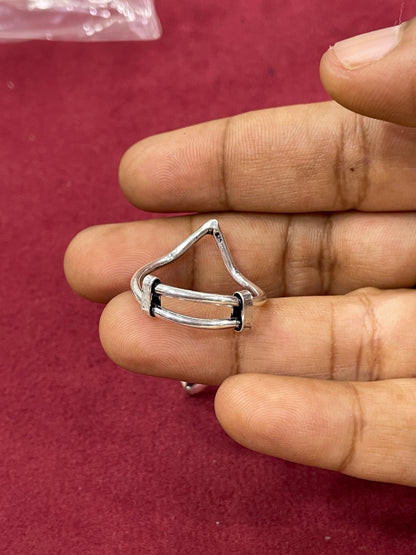 925 Silver Big Toe V ring