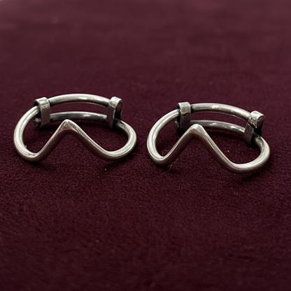 925 Silver Big Toe V ring