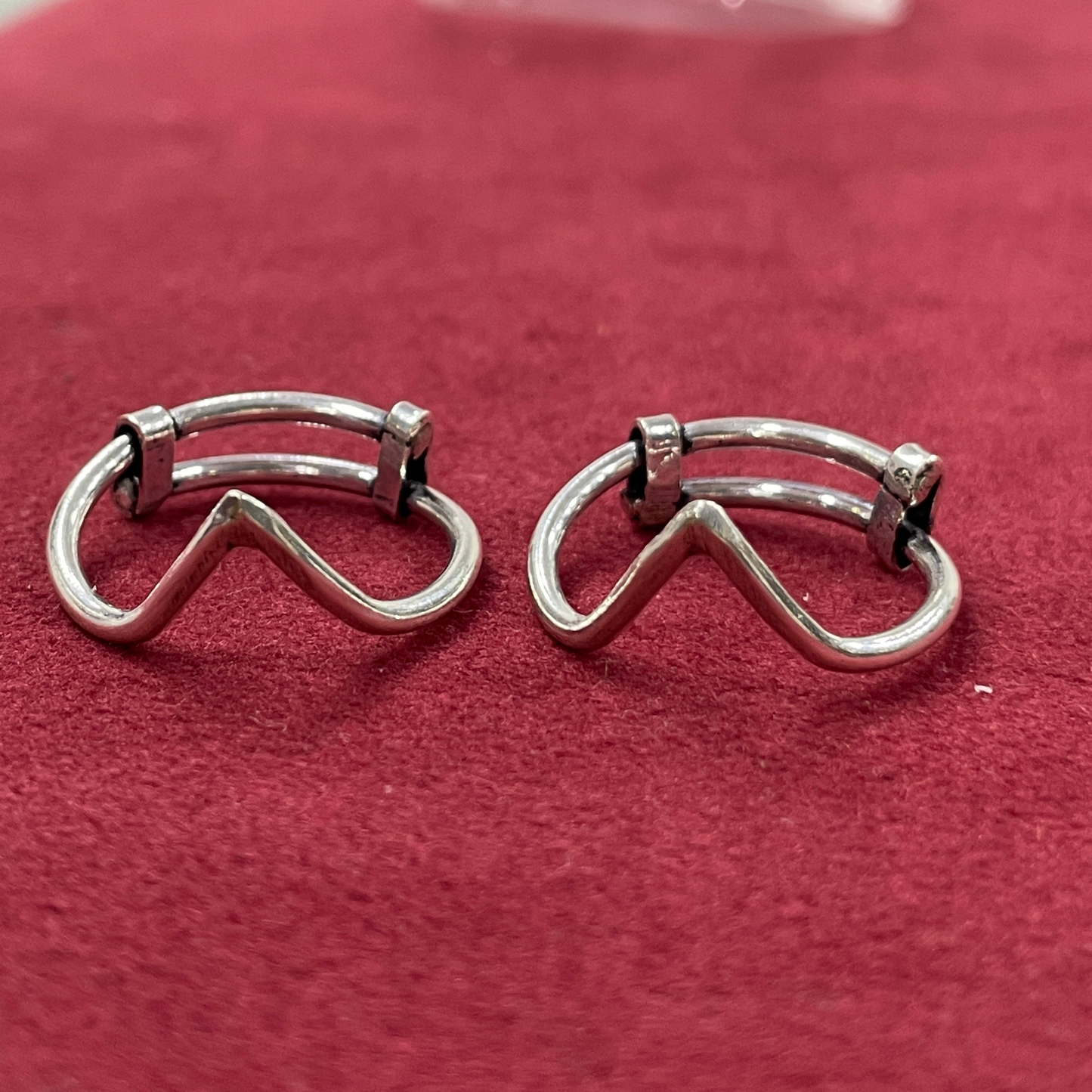 925 Silver Big Toe V ring