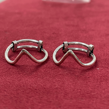 925 Silver Big Toe V ring