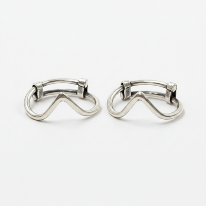 925 Silver Big Toe V ring